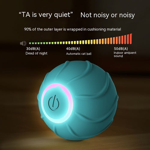 Balle interactive automatique chat