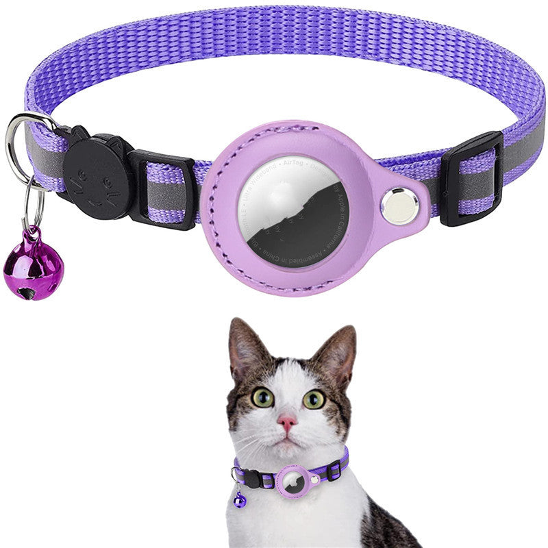 Collier porte-AirTag réfléchissant — collier réglable pour chien et chat (3) | Rundavo