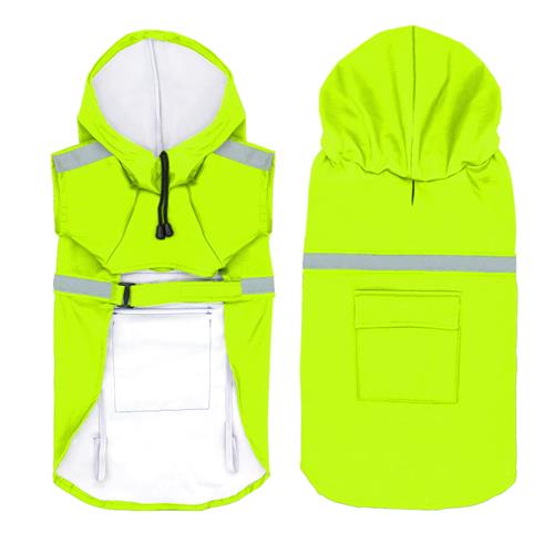 Manteau de pluie chien réfléchissant — vêtement pour chien (4) | Rundavo