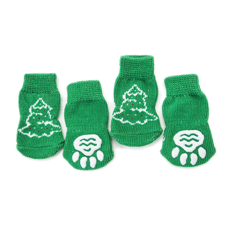 Chaussettes antidérapantes chien (lot de 4) — soin des pattes (4) | Rundavo