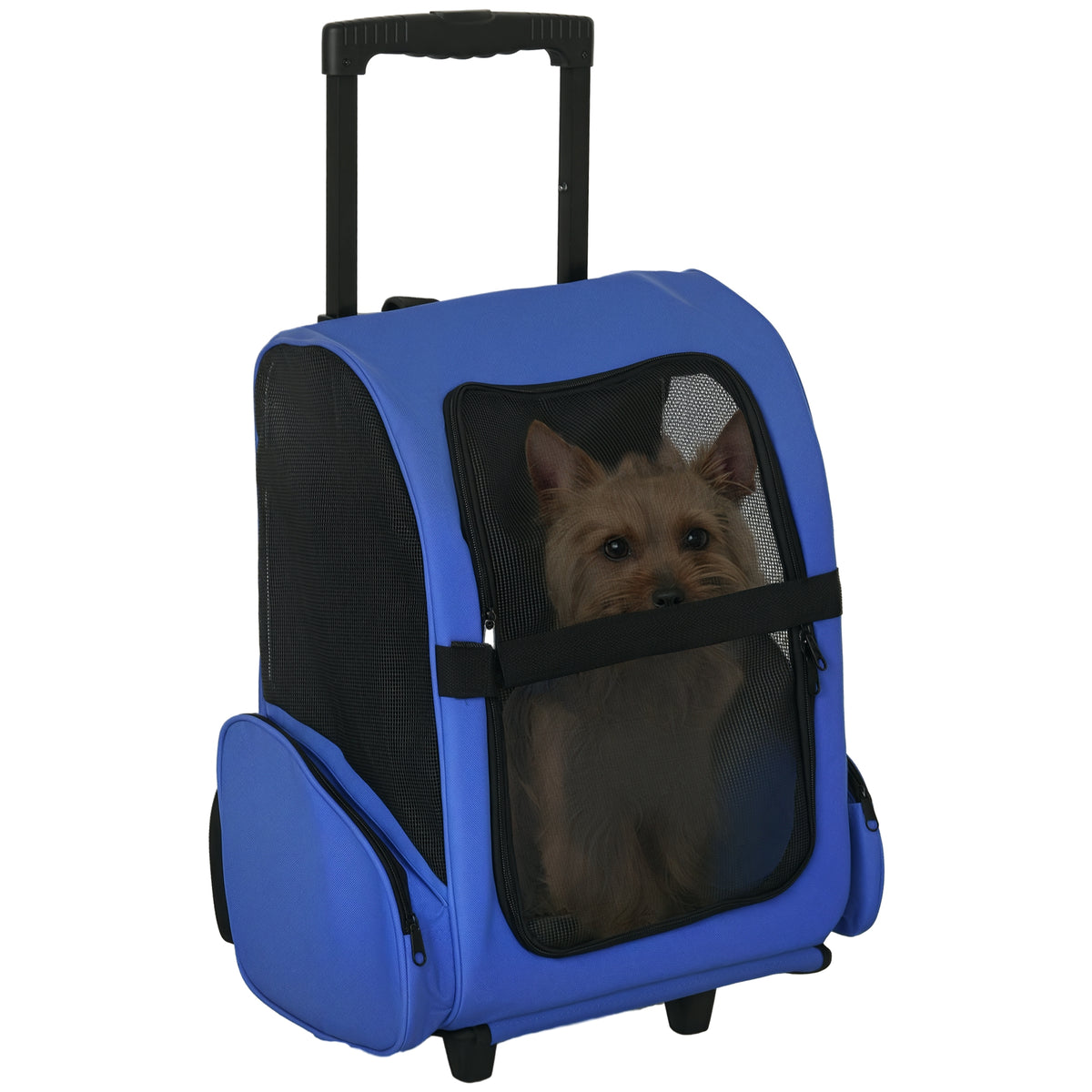 Sac de transport 2 en 1 à roulettes et sac à dos – sac de transport pour chien | Rundavo