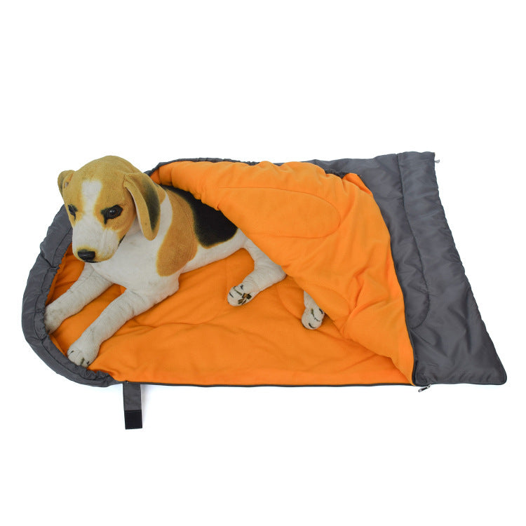 Sac de couchage chien camping hiver — couverture pour chien (3) | Rundavo