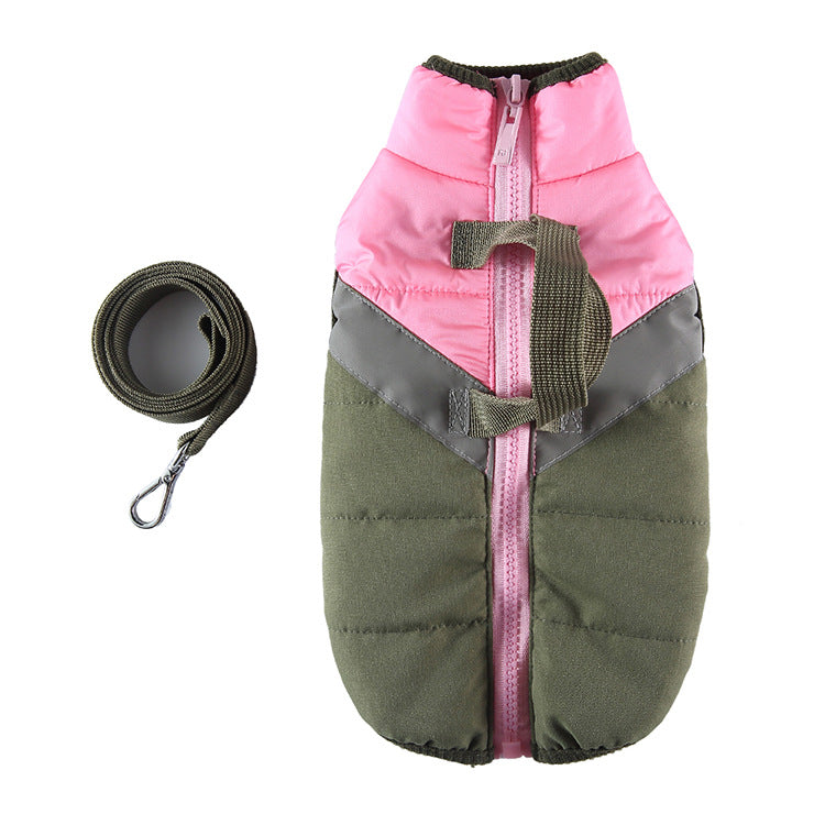 Gilet doudoune chien sans manches — vêtement pour chien (5) | Rundavo