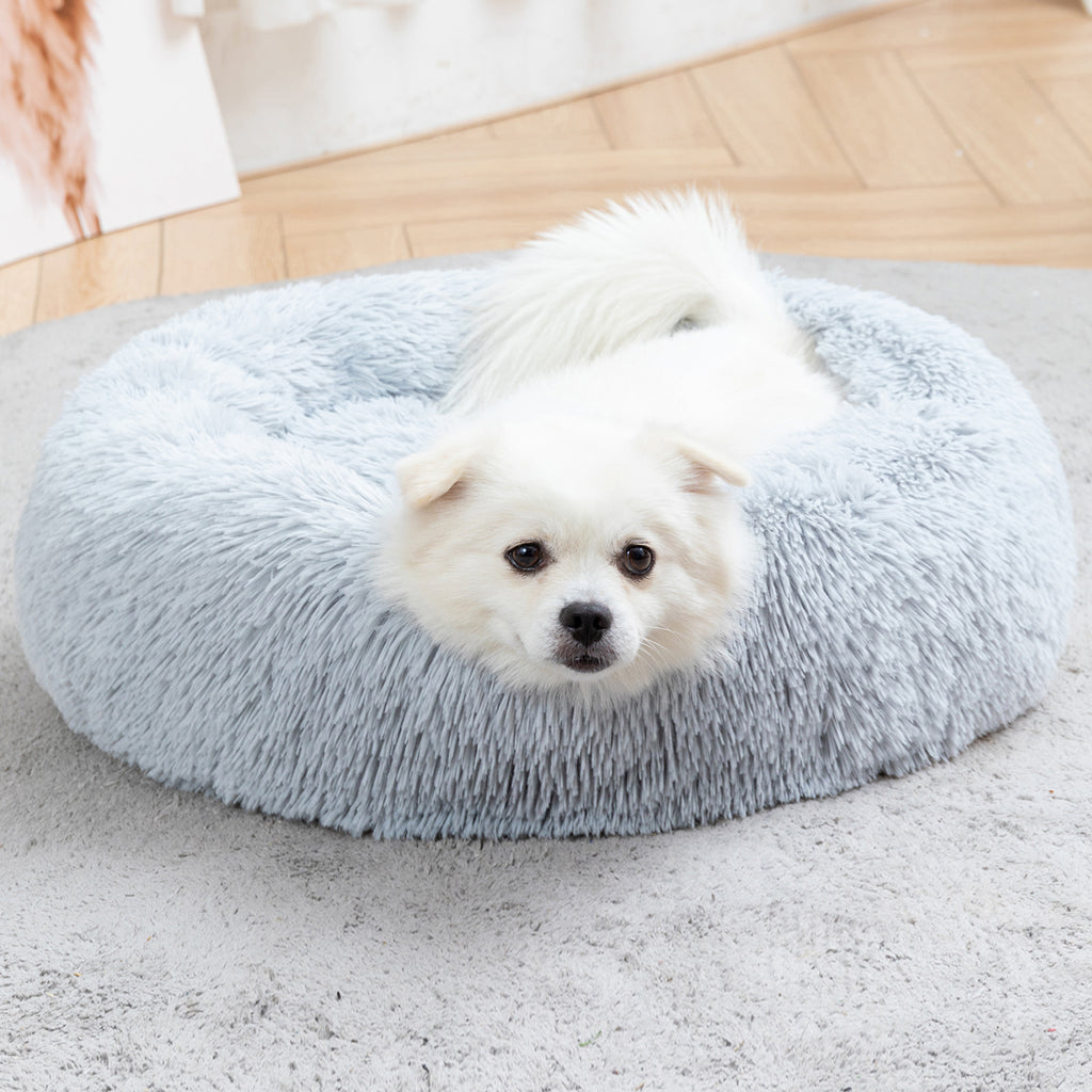 Panier donut apaisant — couchage pour chien et chat | Rundavo