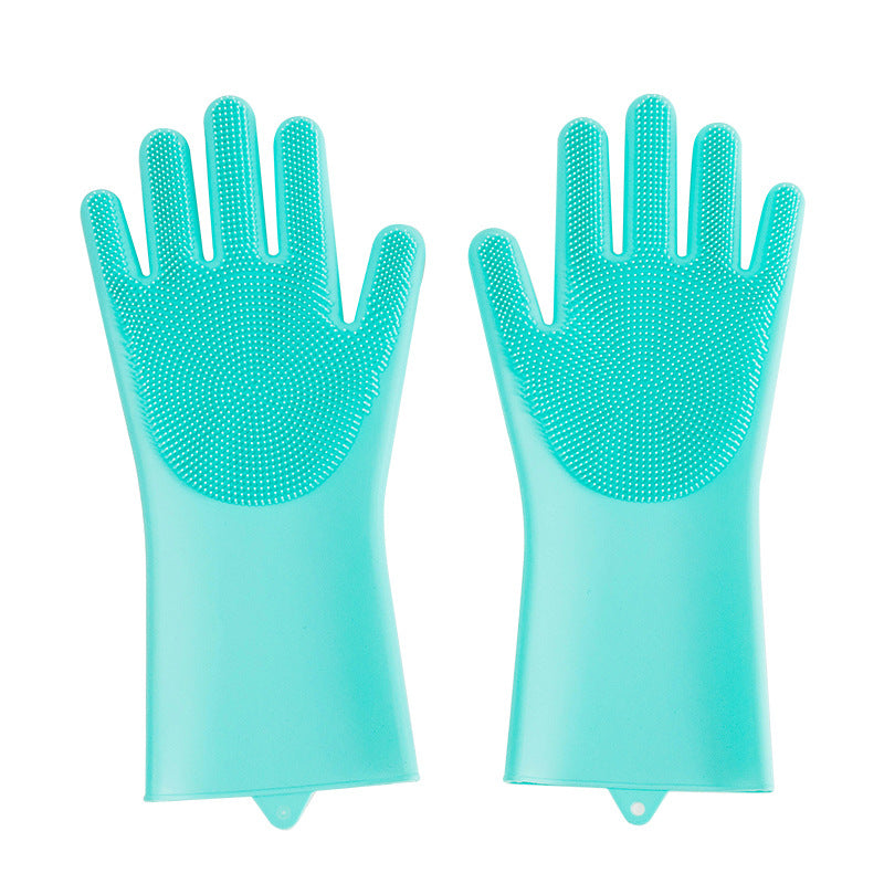 Gants de toilettage en silicone