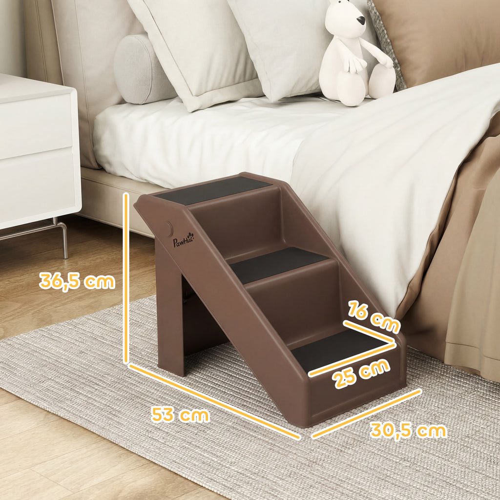Escalier pliant 3 marches pour chien et chat – escalier pour chien | Rundavo