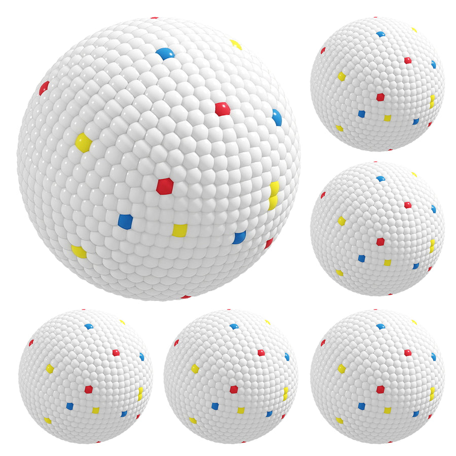 Lot de 6 balles ETPU flottantes pour chien, Ø 5,8 cm – jouet pour chien | Rundavo