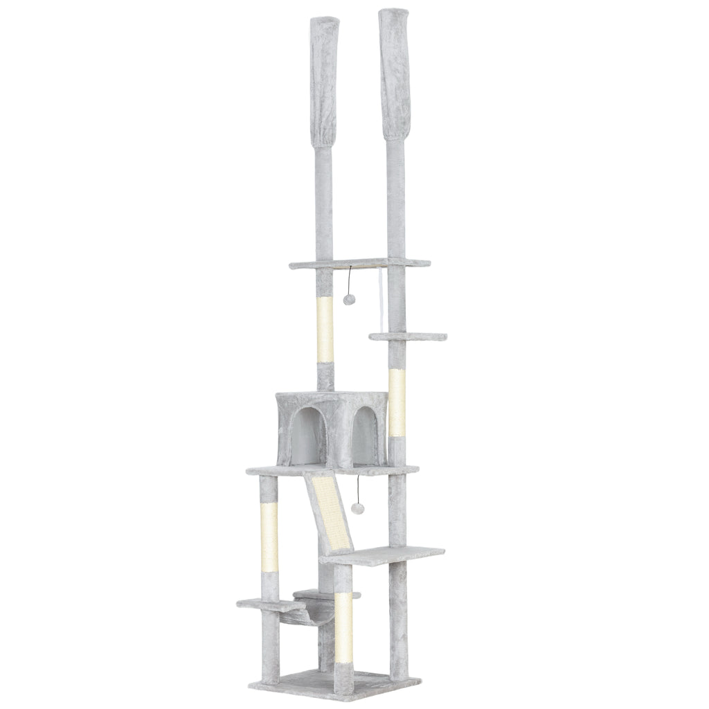 Arbre à chat sol-plafond 225-255 cm, 6 niveaux – arbre à chat | Rundavo