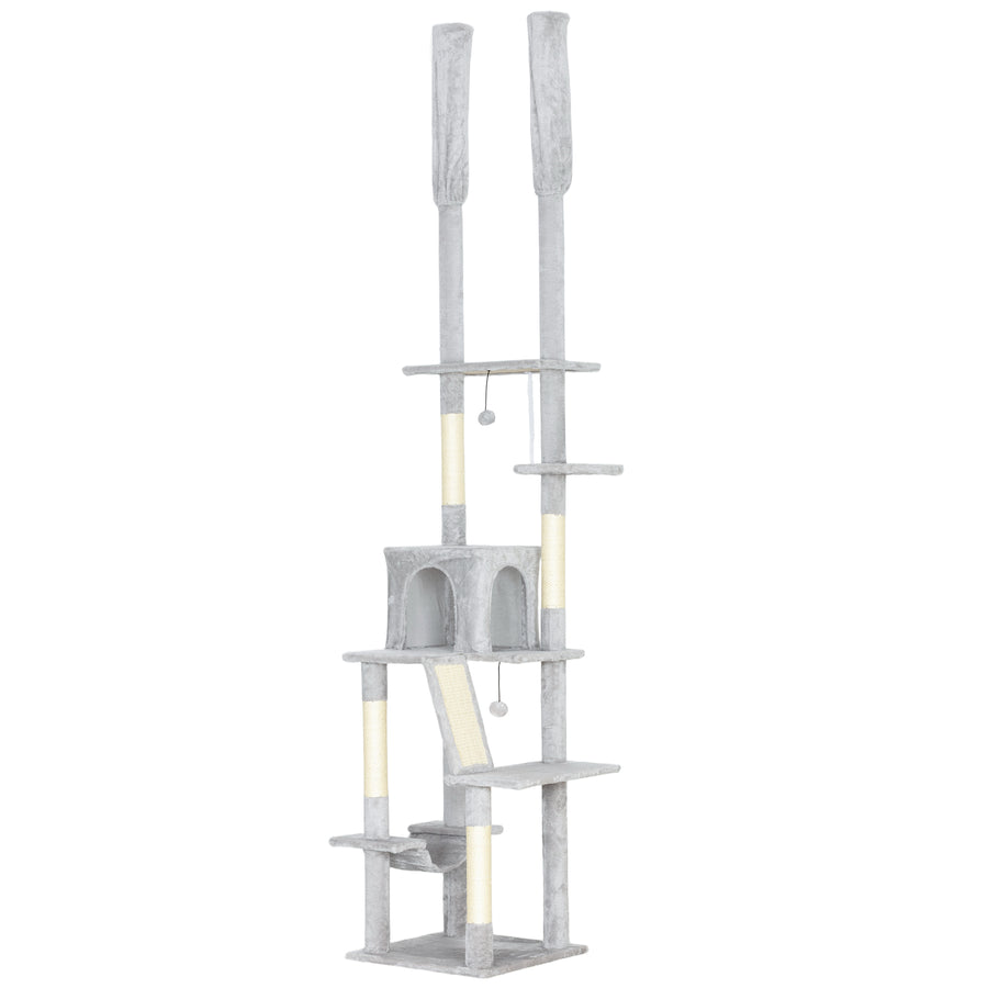 Arbre à chat sol-plafond 225-255 cm, 6 niveaux – arbre à chat | Rundavo