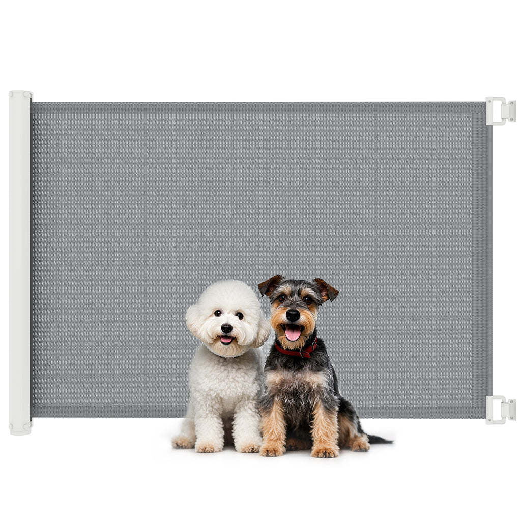Barrière rétractable pour chien et chat, 115 x 83 cm – barrière pour chien | Rundavo
