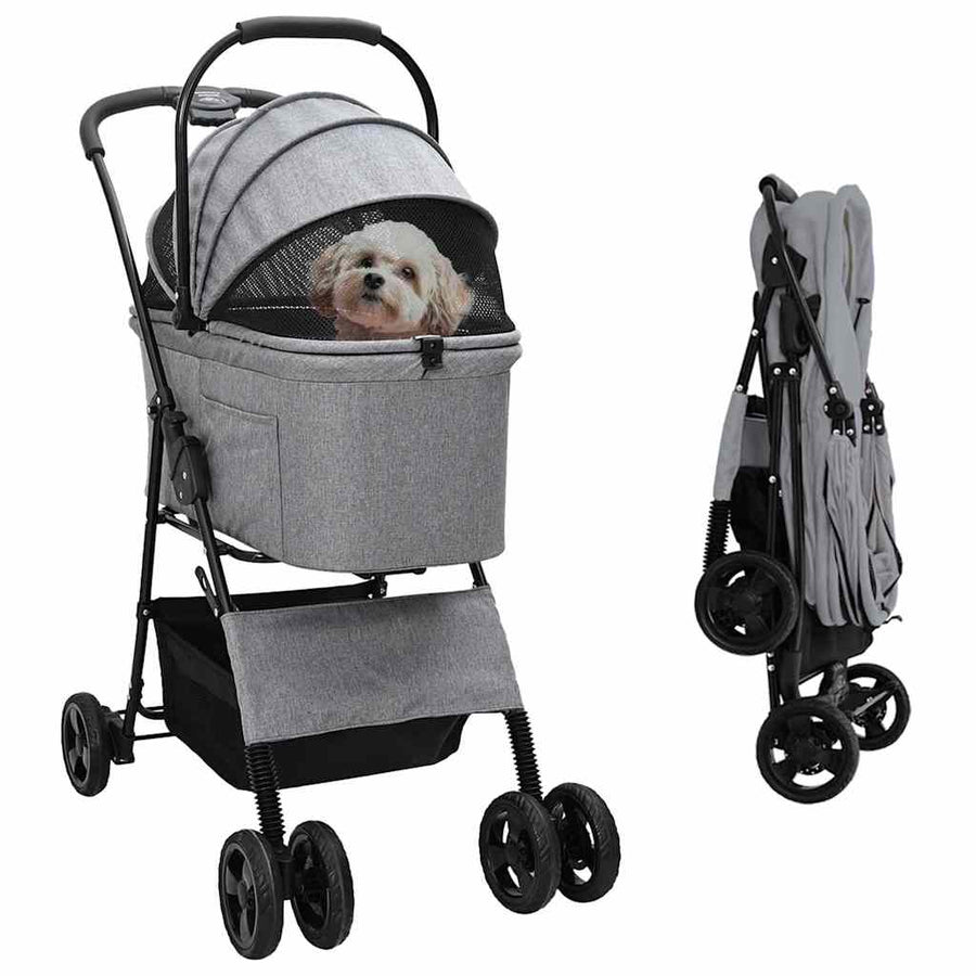 Poussette pliable pour chien et chat