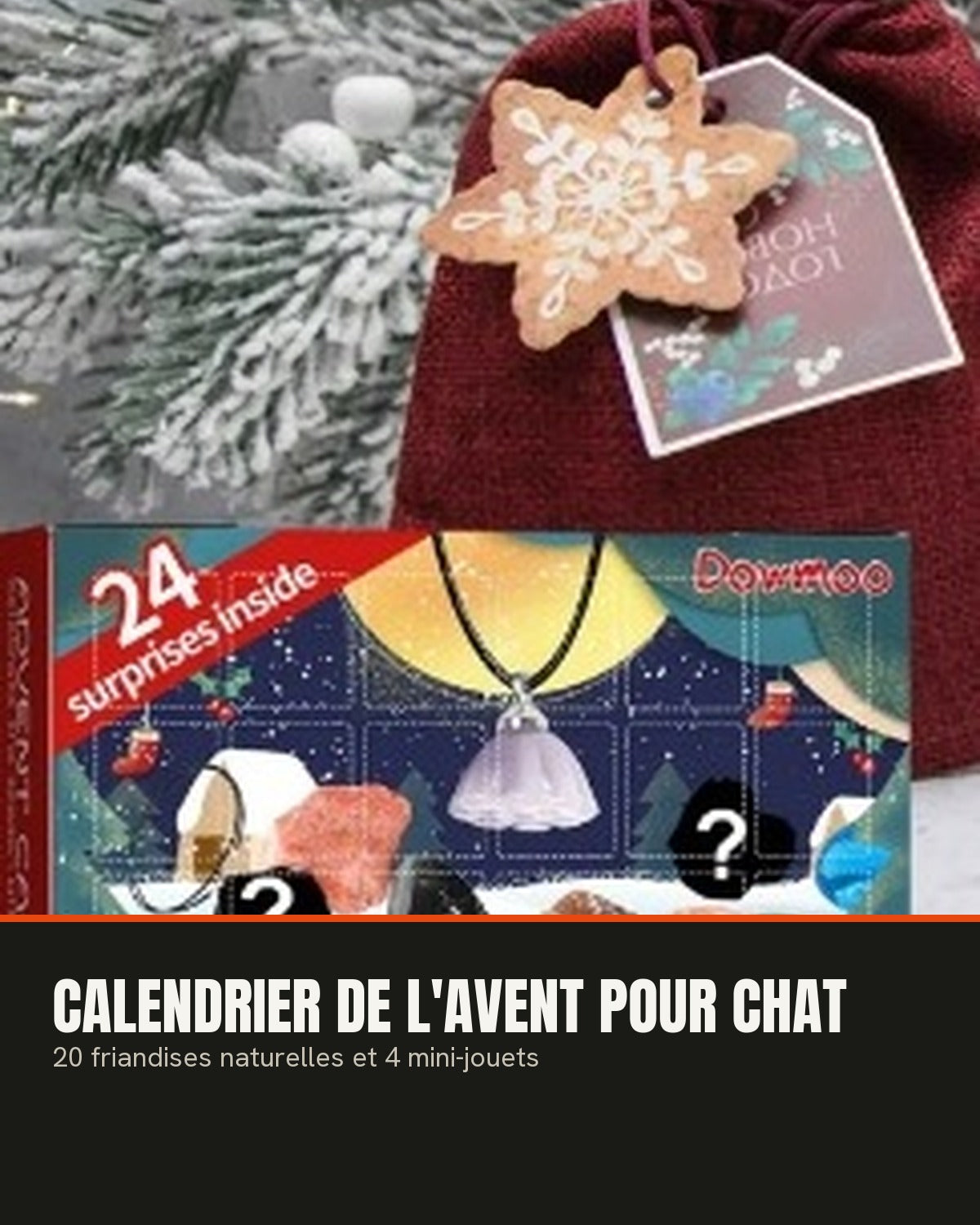 Calendrier de l'Avent — cadeau pour chat | Rundavo