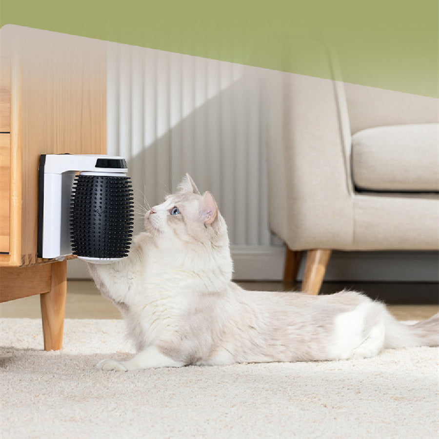 Brosse d'angle auto-toilettage chat — toilettage pour chat | Rundavo