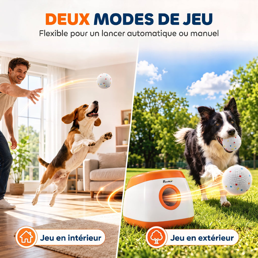 Lot de 6 balles ETPU flottantes pour chien, Ø 5,8 cm – jouet pour chien | Rundavo