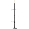 Arbre à chat sol-plafond 228-260 cm, 4 niveaux – arbre à chat | Rundavo