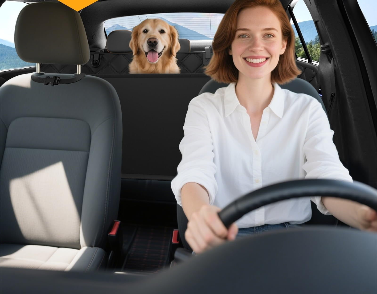 Housse de siège voiture chien hamac