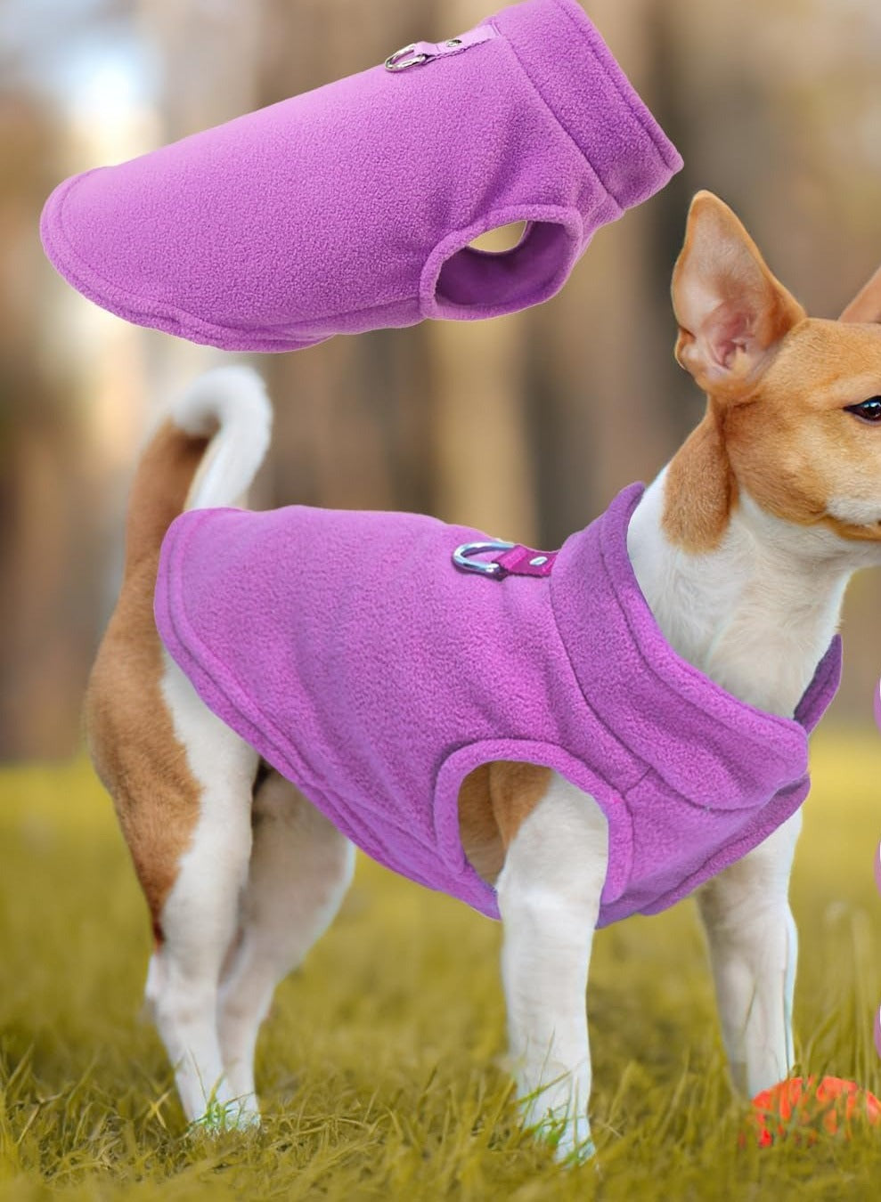Pull polaire chien