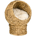 Panier grotte pour chat en feuilles de bananier, 51 cm – couchage pour chat | Rundavo
