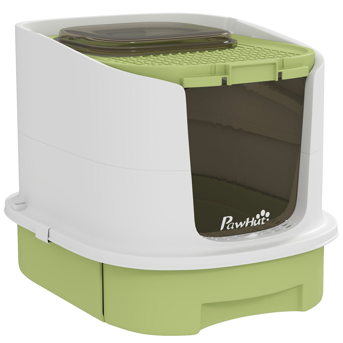 Maison de toilette chat fermée avec porte et pelle – bac à litière pour chat | Rundavo